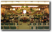 生花祭壇（典礼ホール）